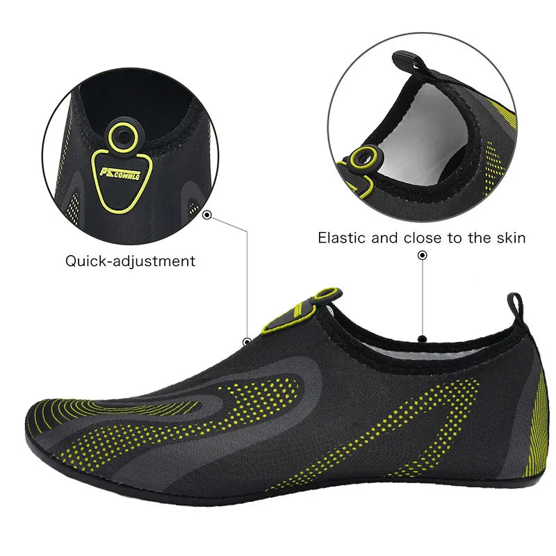 Water Sports Shoes Barefoot Quick-Dry Aqua Yoga Socks Slip-On for Men Women